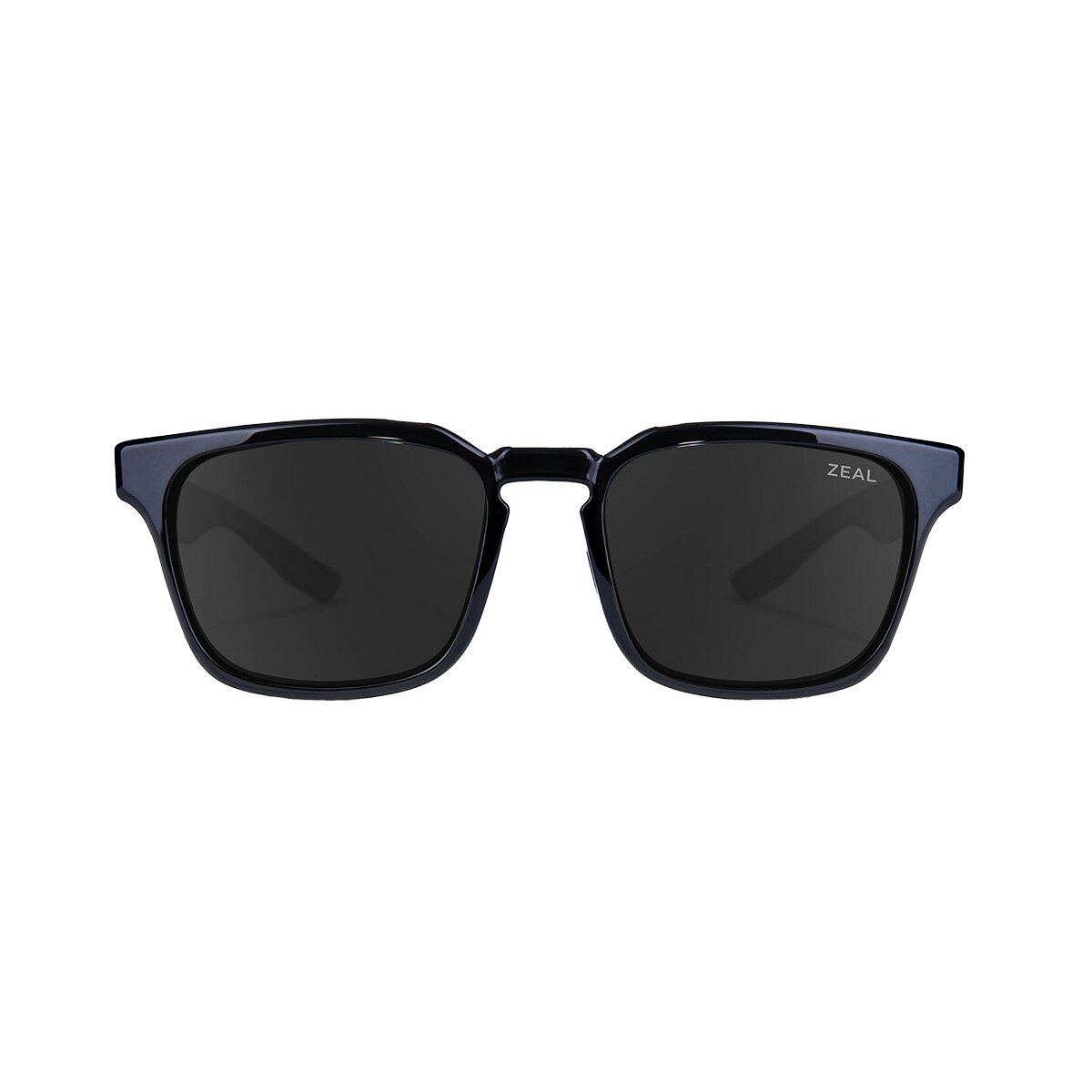 Zeal Whittier Sunglasses Polarized in Transparent Dark Grey with Ellume Dark Grey